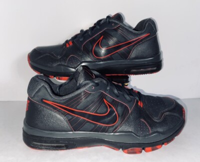 NIKE AIR TRAINER 1.2 LOW QS MANNY PACQUIAO BLACK RED RARE MEN SIZE 12