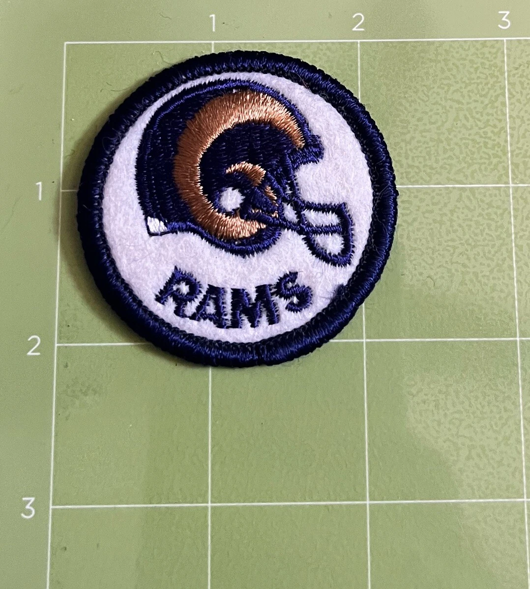 Patch Brodé Los Angeles Rams - 3,5 X 2,5 Pouces - Kurt Warner Super Bowl - Neuf