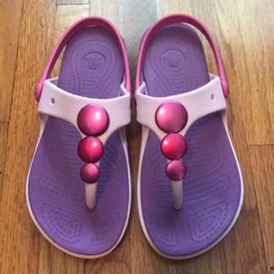 pink and purple sandals