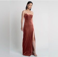 Jenny Yoo Lilian bridesmaid dress in Cinnamon rose size 6