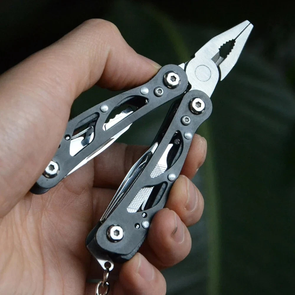 Stainless Steel Survival Multi-Tool with Plier Knife Wire Cutter File