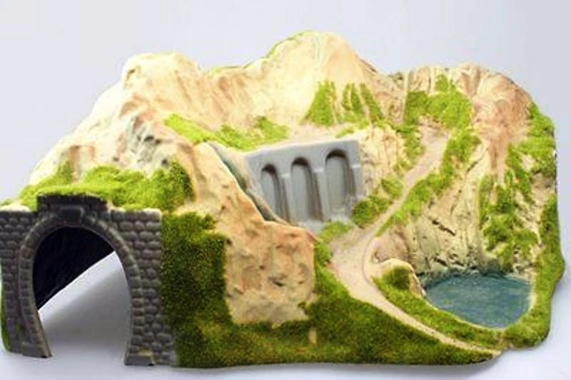 05130 Noch Ho Diorama Avec Tunnel En Courbe R1/2 1 Rail - Photo 1/1