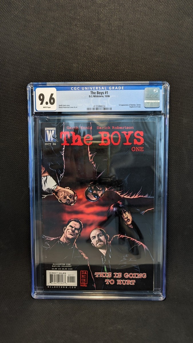 The Boys lot (DC/WildStorm 2006), #1-6 1st Printing. #1 CGC 9.6