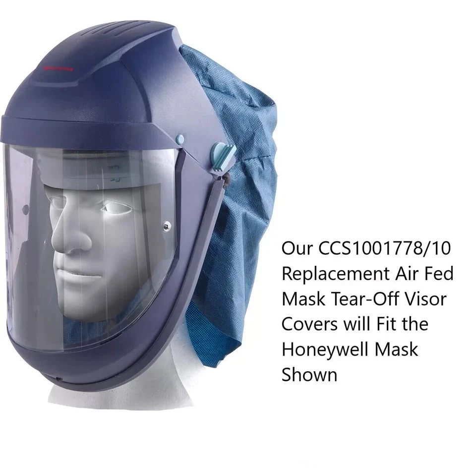Air Fed Maske Airvisor 2 MV Chemie Kit & 10 Abreißvisiere - Bild 2 von 4