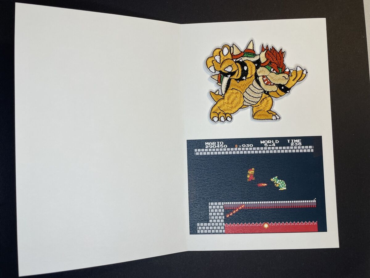 King Bowser Koopa Sticker - Bowser - Super Mario Brothers Bros - Nintendo