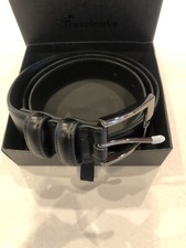 Travelambo Mens Belt Black Size 40