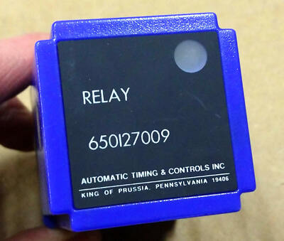ATC Automatic Timing & Controls 6501-270-09-00 Relay 650127009 65012700900