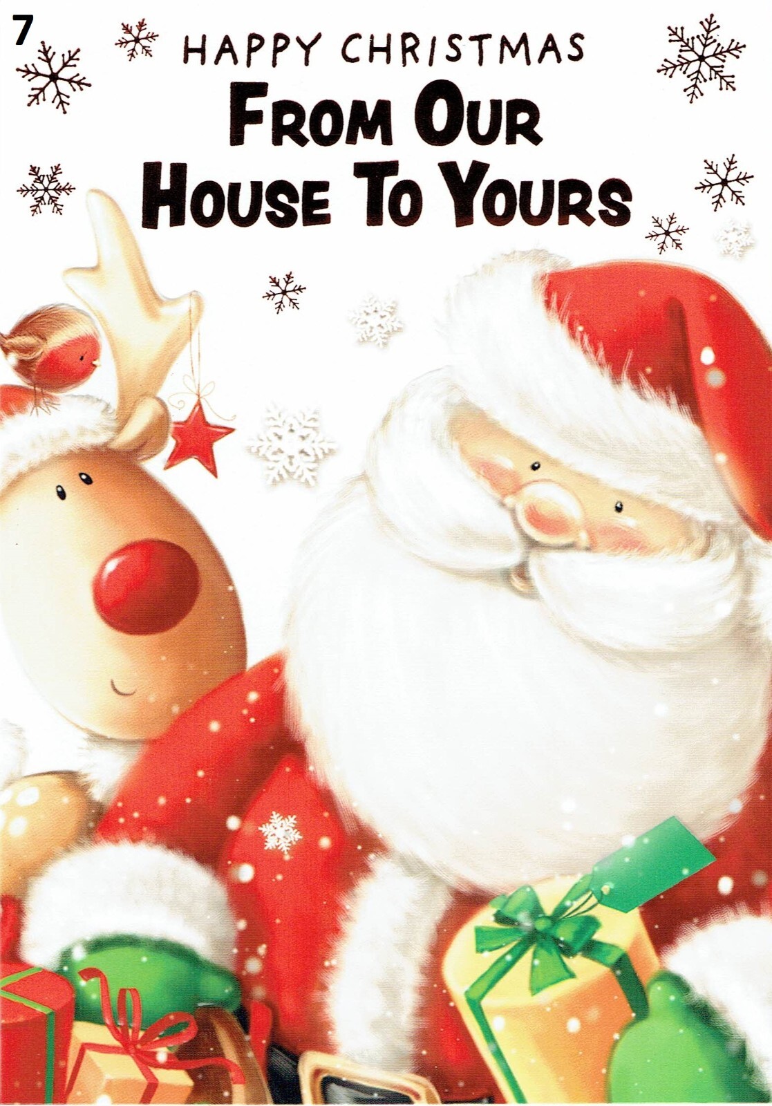 CHRISTMAS CARD FROM OUR HOUSE TO YOURS Quality CHRISTMAS CARDS Choice ...