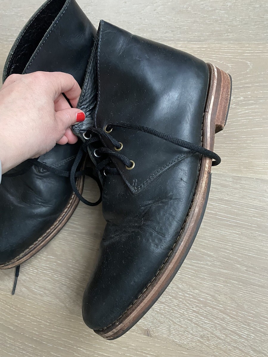 Helm Chukka Declan black leather 9 HELM | Declan Boot - Black – HELM Boots main image 2