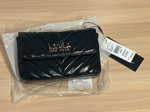 Nicole Miller New York Shoulder Bag Logo Chain Strap Crossbody Purse Brand New