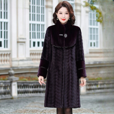 women dress coat winter Princess Merino Wool Coat, for Women, Hooded Maxi Coat, Long Belted Coat, Warm Outwear, Fit and Flare Swing Coat, 3XL / Burgundy Looks great with jeans Czhjs Women's Thicken Bust Length