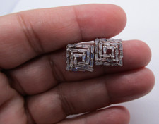 925 Silver Earrings With Cubic Zirconia , Beautiful Design