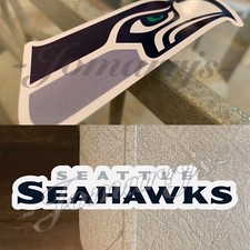 Seattle Seahawks Sticker Decal Vinyl Sign NFL GoHawks Football Sz: 2  -28  