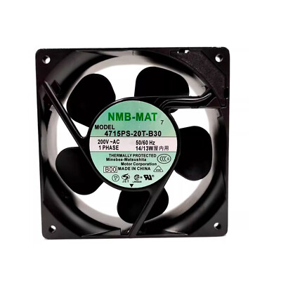 New In Box NBM-MAT 4715PS-20T-B30 Cooling Fan 14/13W 120*38 200V