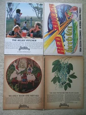 1970's Advertising, Celestial Seasonings Herbal Tea, Red Zinger, Tea Party, Jade