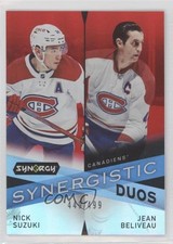 2022 Synergy Synergistic Duos Star-Legend Red Nick Suzuki Jean Beliveau HOF 5b7