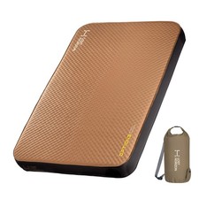 Foam Camping Mattress, -Inflating Sleeping Pad, 4.5" Thick, with Pump Sack,...