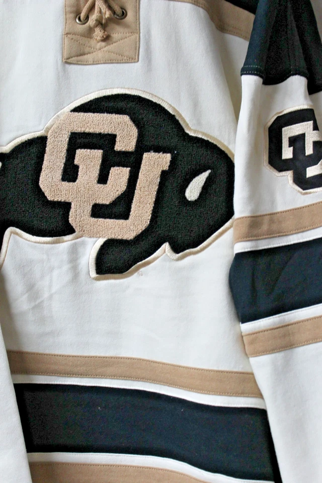 New NCAA Colorado Buffaloes Lacer jersey style mid weight cotton hoodie men XL - Image 4 of 4