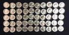 LOT # 1052   ROLL OF 50 90% SILVER ROOSEVELT DIMES (UNCIRCULATED)