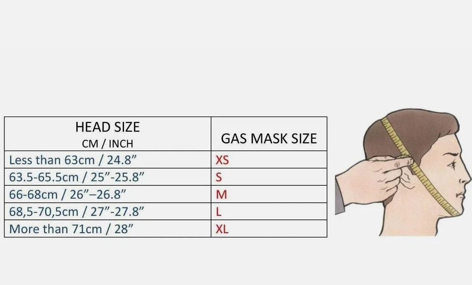 Cold war era Soviet military gas mask GP-5 Genuine respiratory NEW - Image 2 of 2