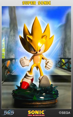 First 4 Figures Sonic the Hedgehog Modern Super Sonic Regular Edition Resin Stat