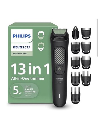 Philips Norelco All-in-One 3000 (13-in-1) Grooming Trimmer   Open Box