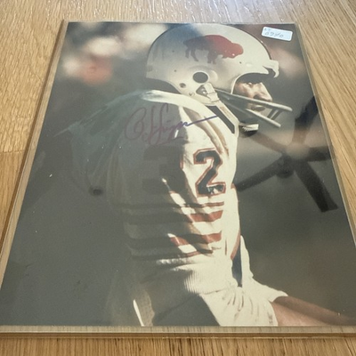 #ad #ad OJ Simpson Autographed 8x10 Photo COA Shop At Home Buffalo Bills Blue Ink O.J. $20.00