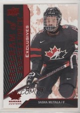 2019 Team Canada Juniors Program of Excellence Exclusives /150 Sasha Mutala o1h