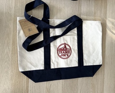 Stoffbeutel Groß TRADER JOE'S Canvas Einkaufstasche - DE Trader Joe's Canvas Tasche Wiederverwendbar Groß Grün
