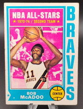 1974 Topps Basketball #80 Bob McAdoo HOF (Buffalo Braves) All-Star