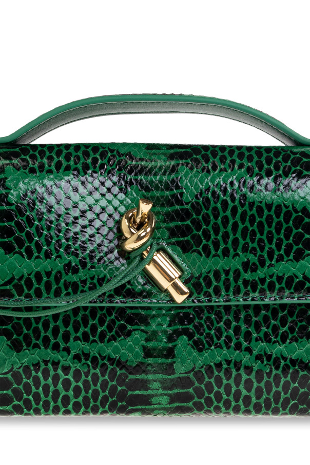 Bottega Veneta - Women - Clutch "Andiamo Small" - Green thumbnail 6