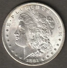 1881-CC MORGAN DOLLAR BU CONDITION  ---  YHFW