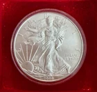 USA Silver Eagle Dollar Coin Uncirculated Pressed In Coin Wrap Lot Of 10!!!