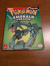 Pok mon Emerald Version Official Strategy Guide Prima Game Boy Advance NO POSTER