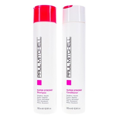 Paul Mitchell Super Strong Shampoo 10.14 oz & Conditioner 10.14 oz Combo Pack