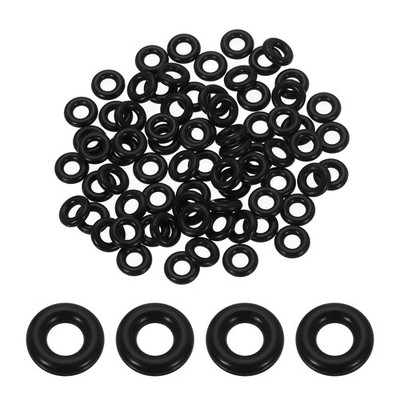 200 Stück Nitril O-Ringe AS-106 70 Shore für 3/16'' ID, 3/8'' OD, 3/32'' Breite