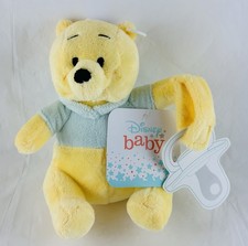Disney Baby Winnie The Pooh Plush Buddy Pacifier Holder