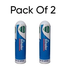 Vicks Inhaler for Nasal Congestion Cold Blocked Nose 2 BOX 24pc FREE SHIP 2027