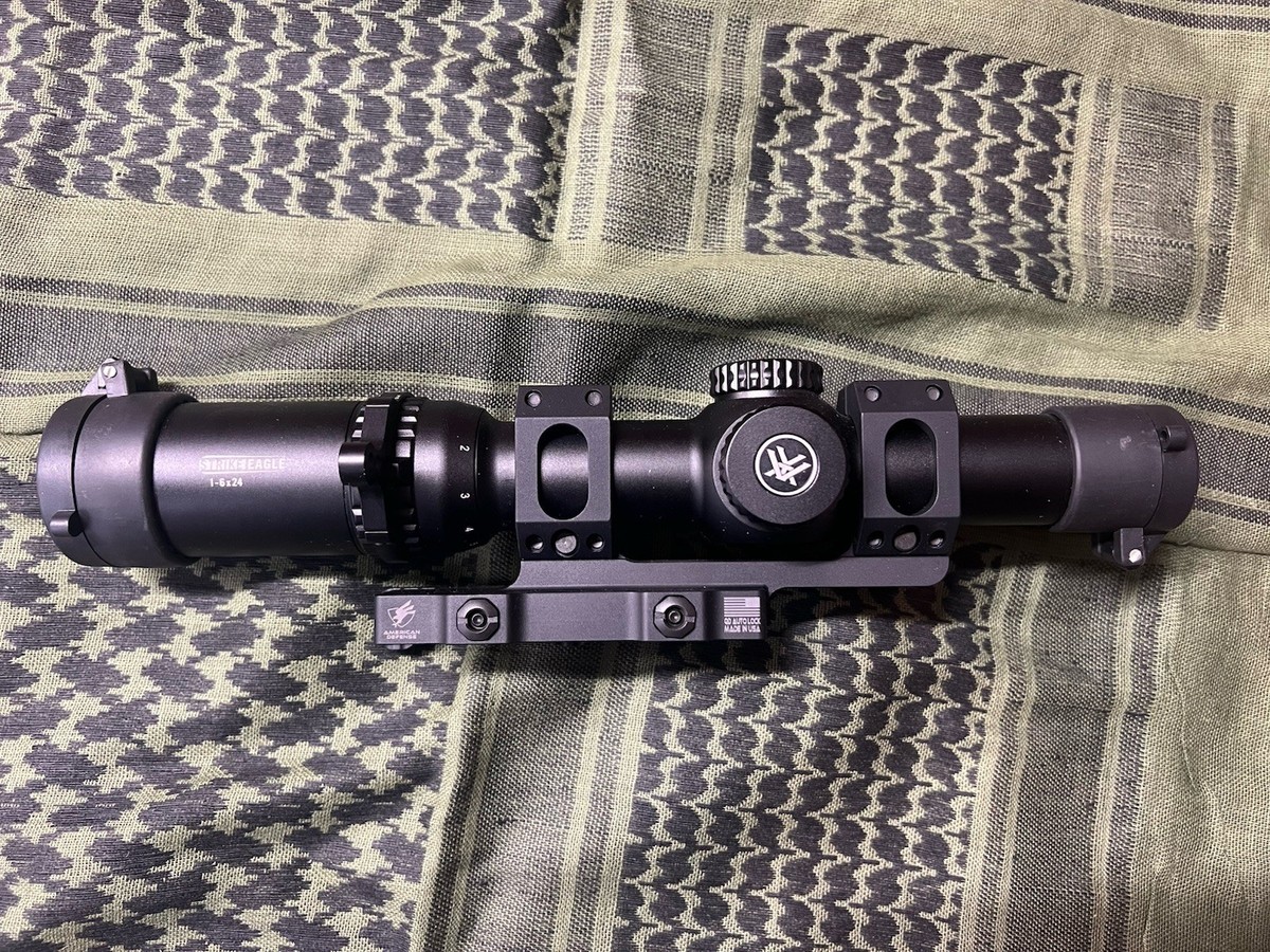 Vortex Strike Eagle 1-6x24 - American Defense Recon QD Mount