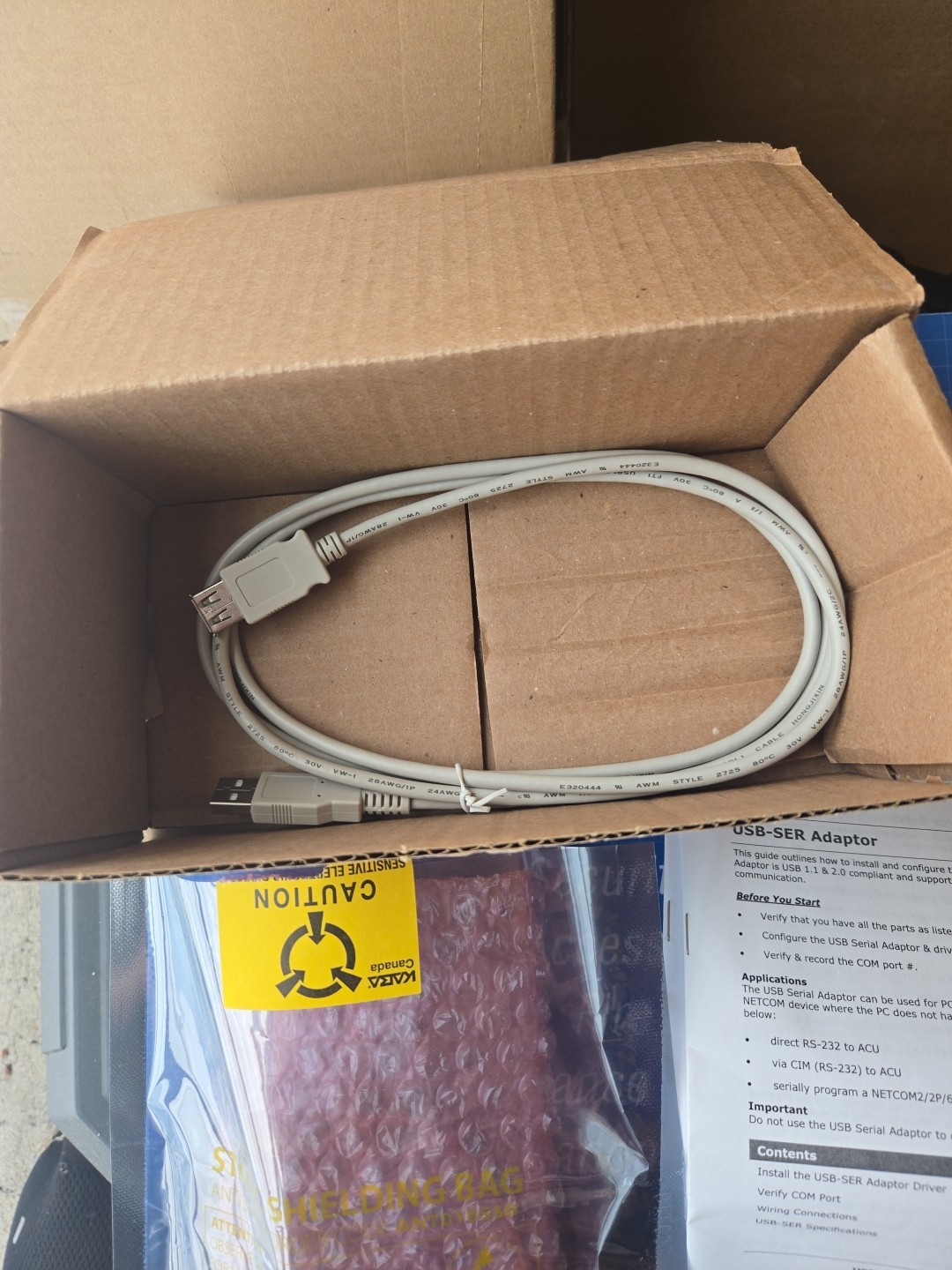 Keyscan USB-SER USB Communication Adaptor New Open Box