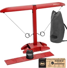 Craggy Games Ring Toss & Shot Ladder Official Competition Size, Large, Ember