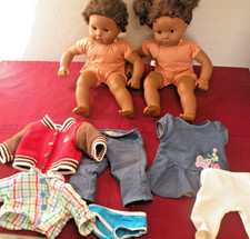 AMERICAN GIRL BITTY BABY TWINS AFRICAN AMERICAN BOY  GIRL DOLLS