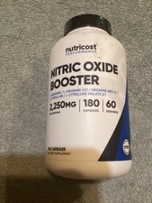 Nutricost Nitric Oxide Booster 2250mg, 180 Capsules - 750mg Per Casule 1/2026
