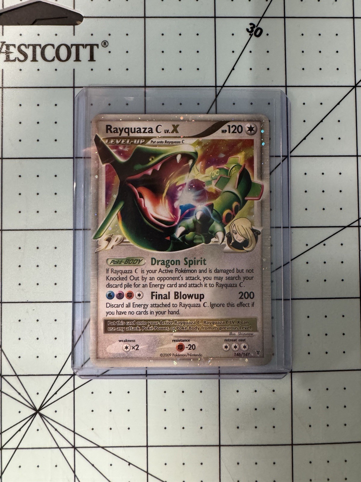 Rayquaza C Lv.X 146/147 Supreme Victors Holo Ultra Secret Rare Pokemon TCG