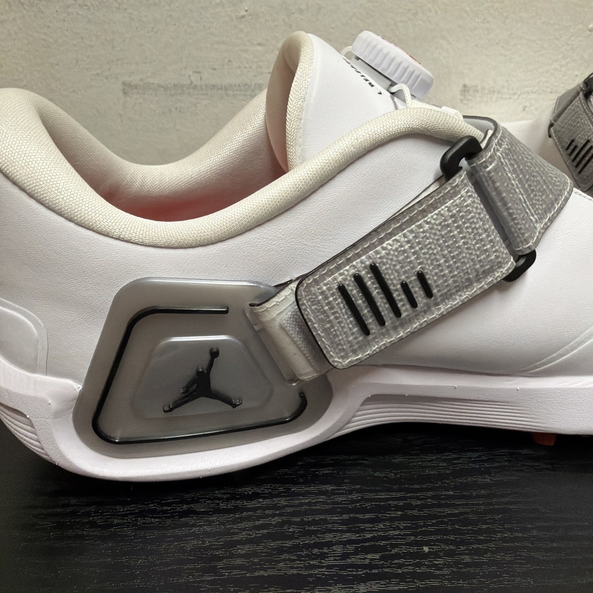 Nike Air Jordan Air Rev ( White/Black/Silver ) Golf Shoes 