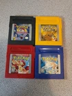New ListingLot of 4 Game Boy Pokemon Games, Red, Blue, Yellow, Trading Card, PLEASE READ!!!