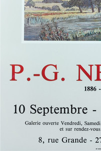 Philip Gregory NEEDELL — Affiche originale d'exposition - Galerie Tuffier - Paris — vue 5 sur 6