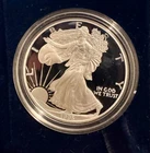 1995 P American Silver Eagle Bullion Proof $1 Coin Collectible Box, OGP, & COA