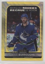 2021-22 O-Pee-Chee Platinum Marquee Rookies Neon Yellow Surge Kyle Burroughs 8i3