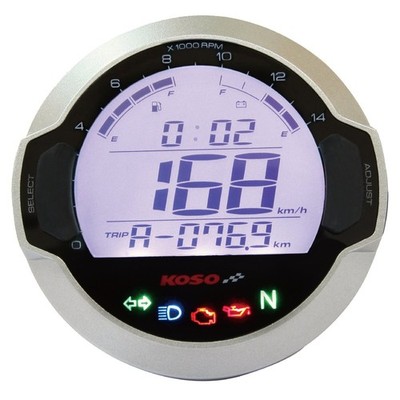 KOSO D64 DL-03SR Multifunktions-Tachometer Drehzahlmesser Universal